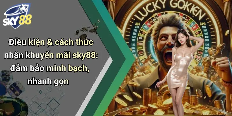 Điều kiện & cách thức nhận khuyến mãi sky88: đảm bảo minh bạch, nhanh gọn